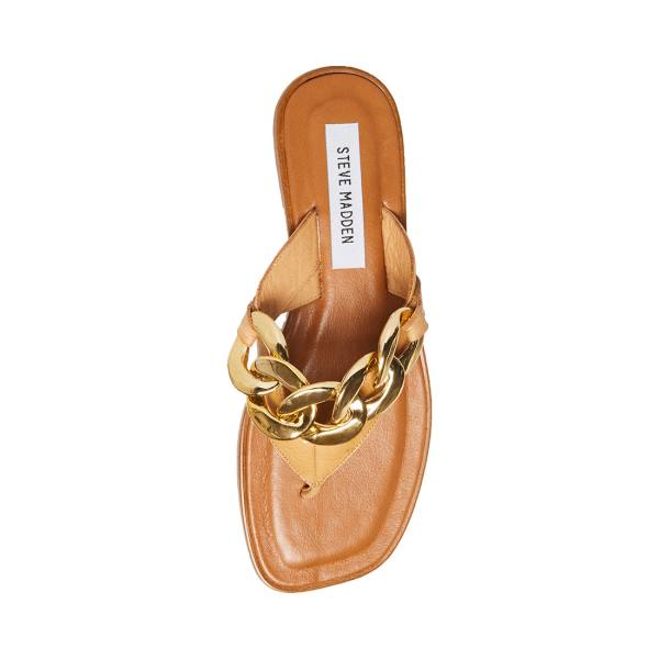 Steve Madden Hazel Tan Sandaler Dam Bruna | SM-784IY