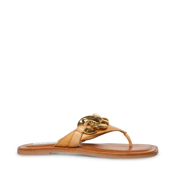 Steve Madden Hazel Tan Sandaler Dam Bruna | SM-784IY