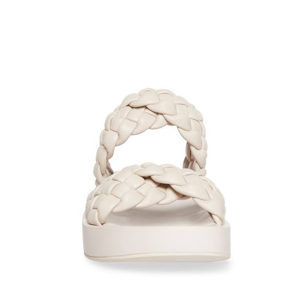 Steve Madden Helsa Bone Sandaler Dam Beige | SM-827KG