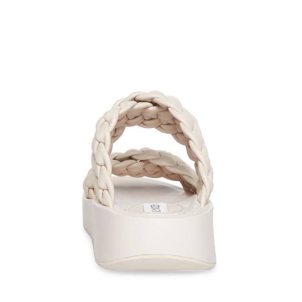 Steve Madden Helsa Bone Sandaler Dam Beige | SM-827KG