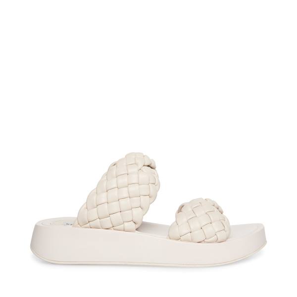 Steve Madden Helsa Bone Sandaler Dam Beige | SM-827KG