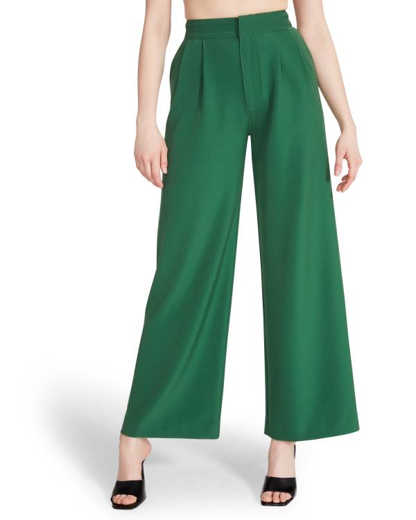 Steve Madden High Waisted Trouser Byxor Dam Gröna | SM-824VA