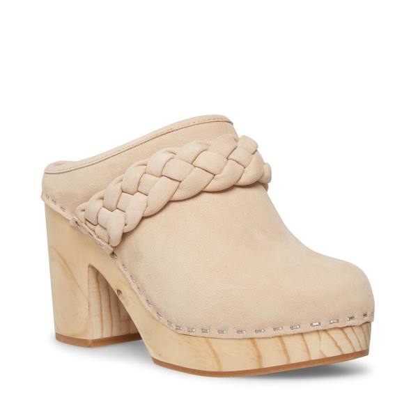 Steve Madden Highland Tan Nubuck Heel Högklackade Skor Dam Bruna | SM-450TQ