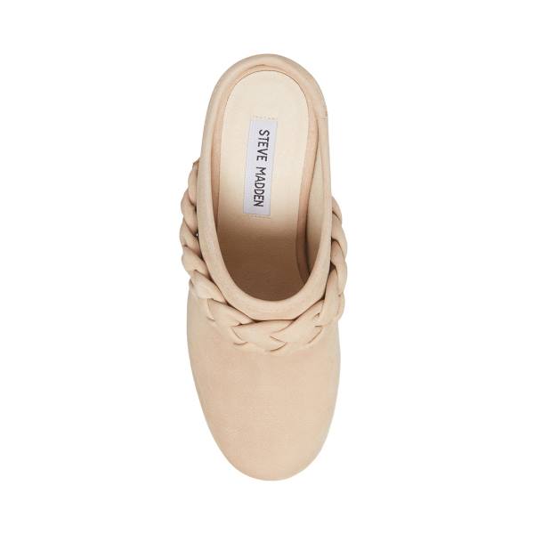 Steve Madden Highland Tan Nubuck Heel Högklackade Skor Dam Bruna | SM-450TQ