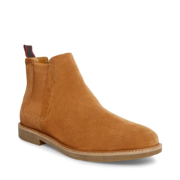 Steve Madden Highlyte Tan Mocka Stövlar Herr Bruna | SM-205SG