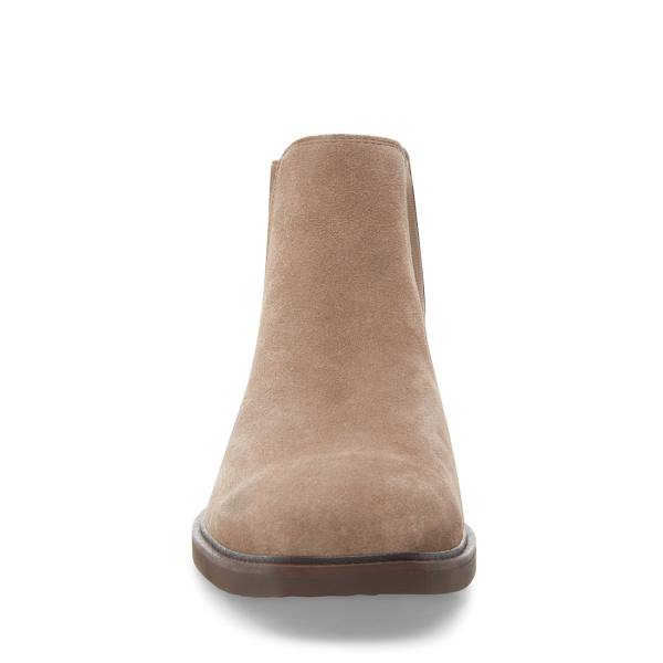 Steve Madden Insider Taupe Mocka Stövlar Herr Grå Bruna | SM-104AS