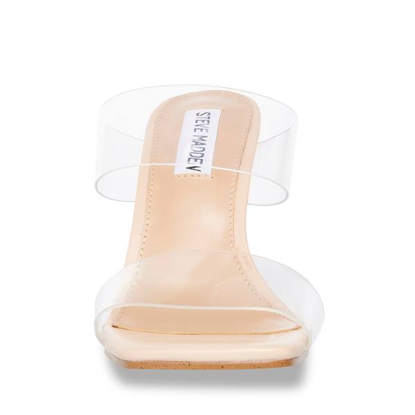 Steve Madden Isa Heel Högklackade Skor Dam Clear | SM-402GT