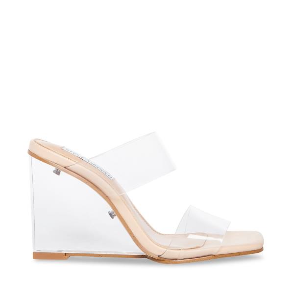 Steve Madden Isa Heel Högklackade Skor Dam Clear | SM-402GT