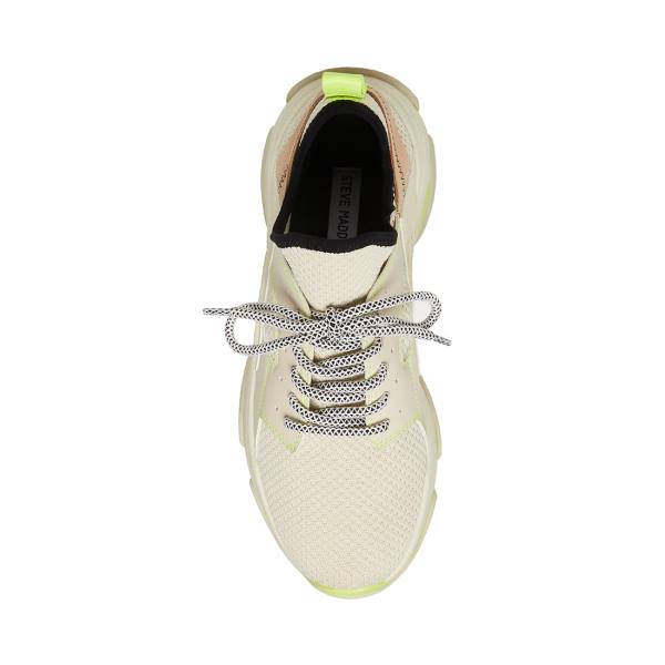 Steve Madden Isles2 Bone Sneakers Herr Beige Olika Färger | SM-708FB