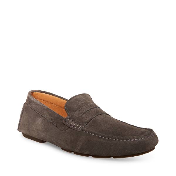 Steve Madden Italo Mocka Loafers Herr Mörkgrå | SM-391TF