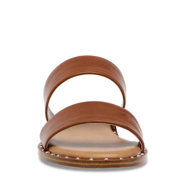 Steve Madden Ivara Cognac Läder Sandaler Dam Bruna | SM-278FU