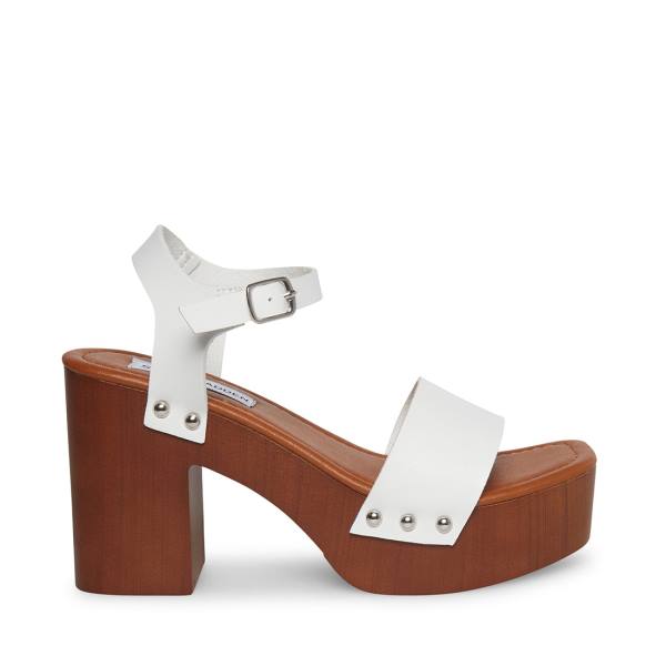 Steve Madden Ivy Heel Högklackade Skor Dam Vita | SM-418CQ