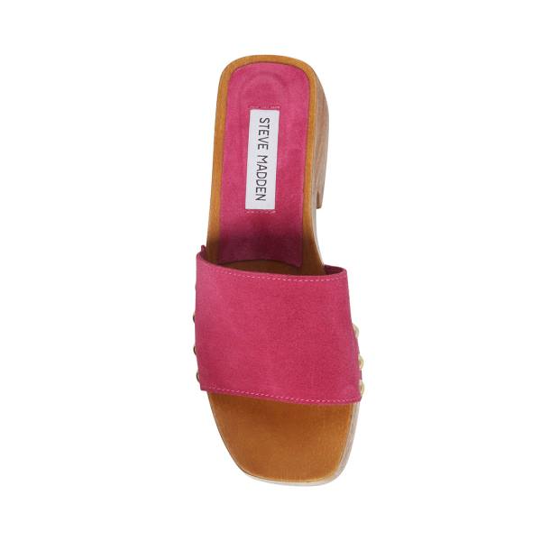 Steve Madden Izzy Mocka Sandaler Dam Rosa | SM-956KL