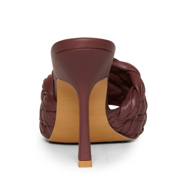 Steve Madden Jarina Burgundy Heel Högklackade Skor Dam Vinröda | SM-716RO