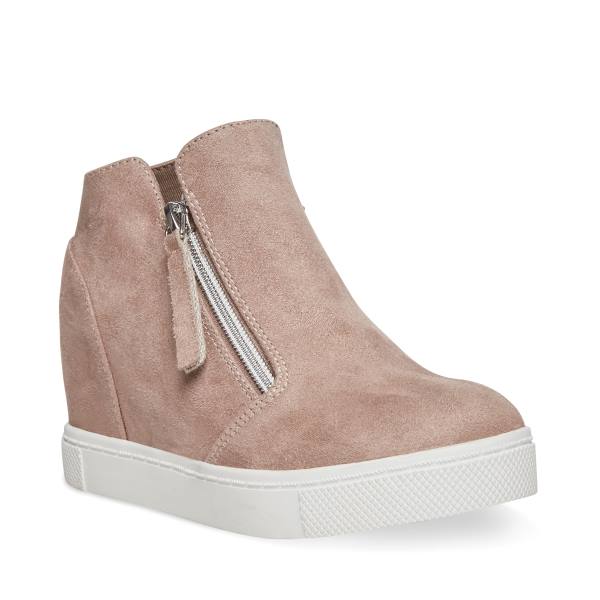 Steve Madden Jcaliber Taupe Sneakers Barn Grå Bruna | SM-093KR