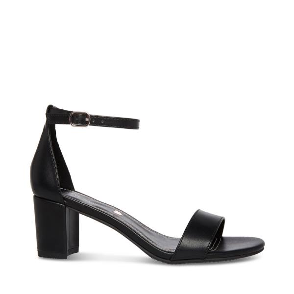 Steve Madden Jcarrson Smooth Högklackade Skor Barn Svarta | SM-543KR