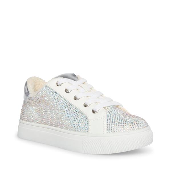 Steve Madden Jceecee Sneakers Barn Silver | SM-073NB