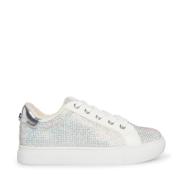 Steve Madden Jceecee Sneakers Barn Silver | SM-073NB