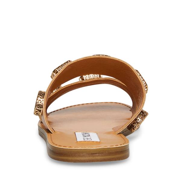 Steve Madden Jem Tan Sandaler Dam Bruna Olika Färger | SM-894DS