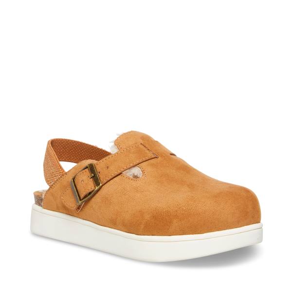 Steve Madden Jfade Tan Tofflor Barn Bruna | SM-637KA