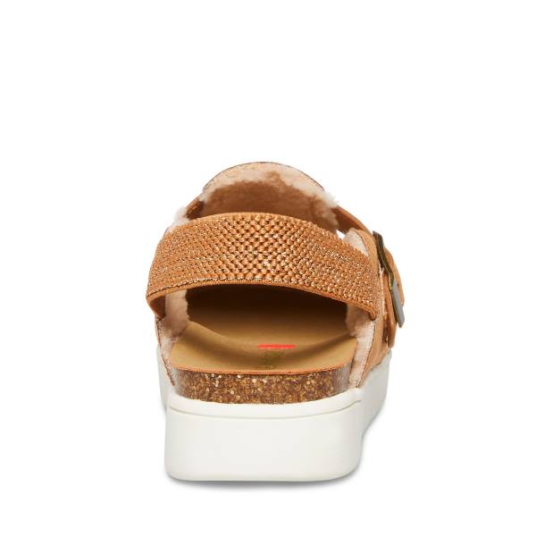 Steve Madden Jfade Tan Tofflor Barn Bruna | SM-637KA