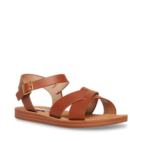 Steve Madden Jleague Cognac Sandaler Barn Bruna | SM-341XI