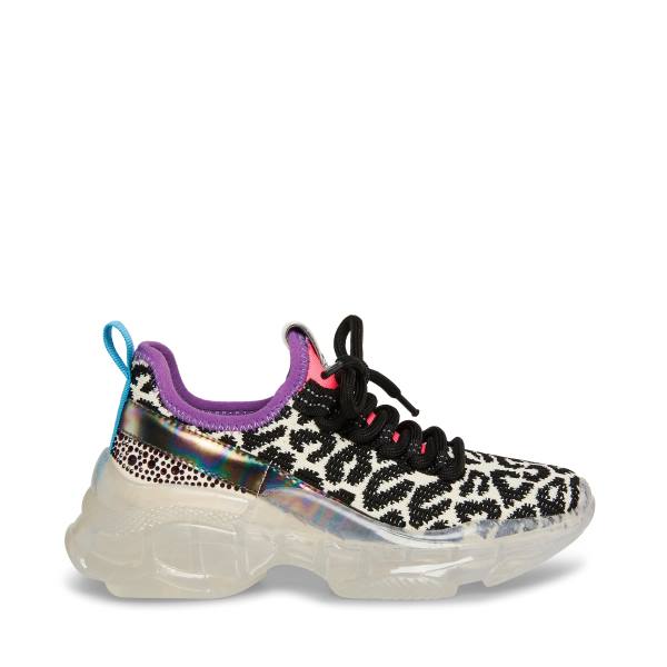 Steve Madden Jmaxima Leopard Sneakers Barn Leopard Olika Färger | SM-753TL