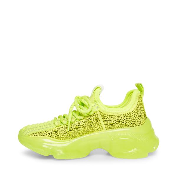 Steve Madden Jmaxima Neon Sneakers Barn Gula | SM-257EY