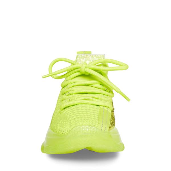 Steve Madden Jmaxima Neon Sneakers Barn Gula | SM-257EY