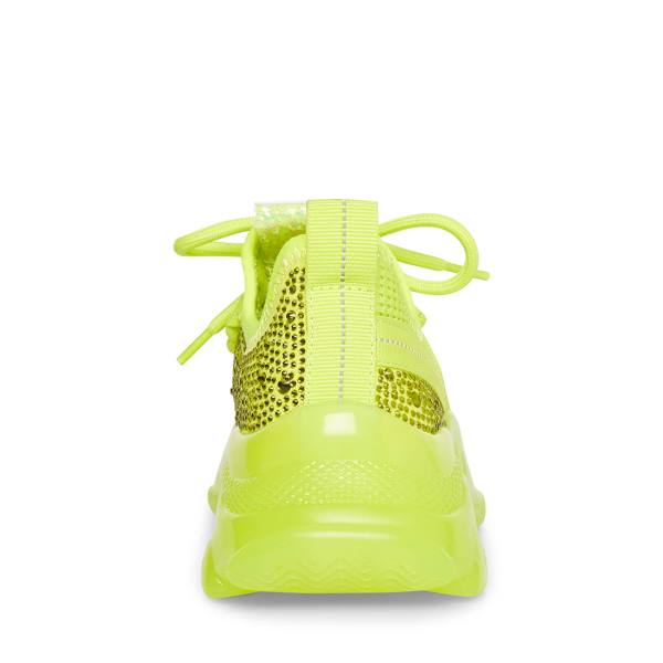 Steve Madden Jmaxima Neon Sneakers Barn Gula | SM-257EY