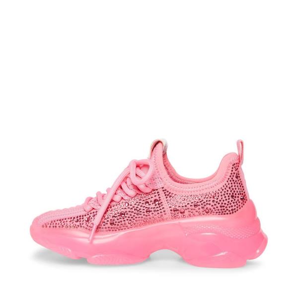 Steve Madden Jmaxima Neon Sneakers Barn Rosa | SM-349HC