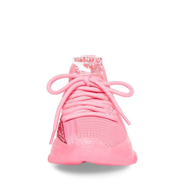 Steve Madden Jmaxima Neon Sneakers Barn Rosa | SM-349HC