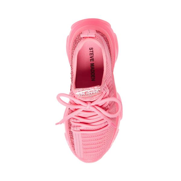 Steve Madden Jmaxima Neon Sneakers Barn Rosa | SM-349HC