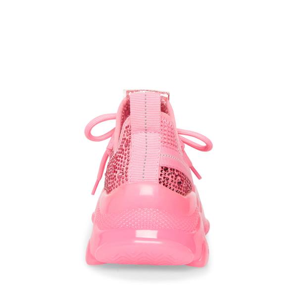 Steve Madden Jmaxima Neon Sneakers Barn Rosa | SM-349HC