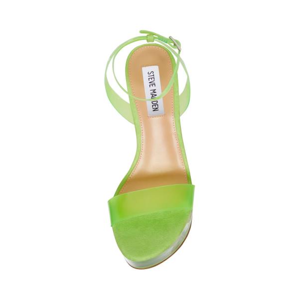 Steve Madden Julien Lime Heel Högklackade Skor Dam Ljusgröna | SM-358KP