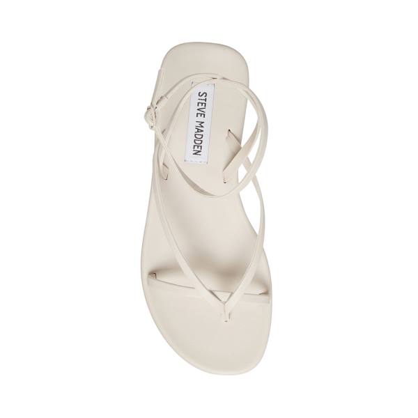 Steve Madden Juno Bone Sandaler Dam Beige | SM-486QS