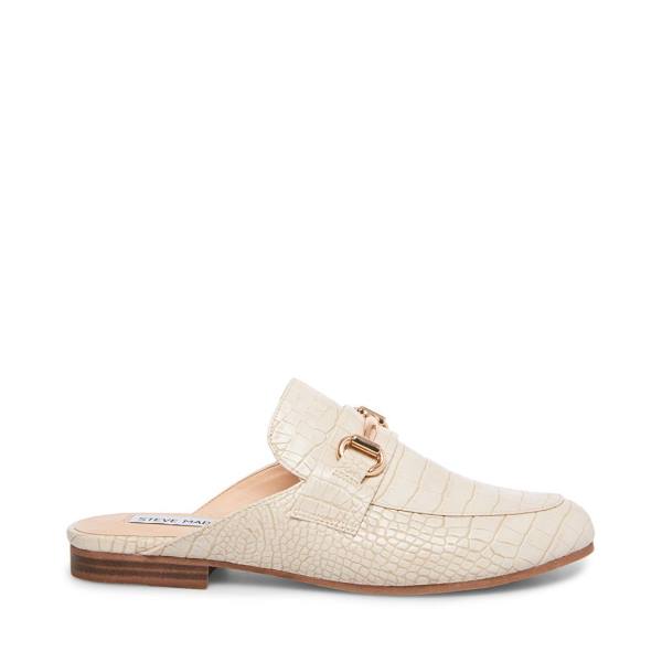 Steve Madden Kandi Taupe Crocodile Platta Skor Dam Grå Bruna | SM-109FL