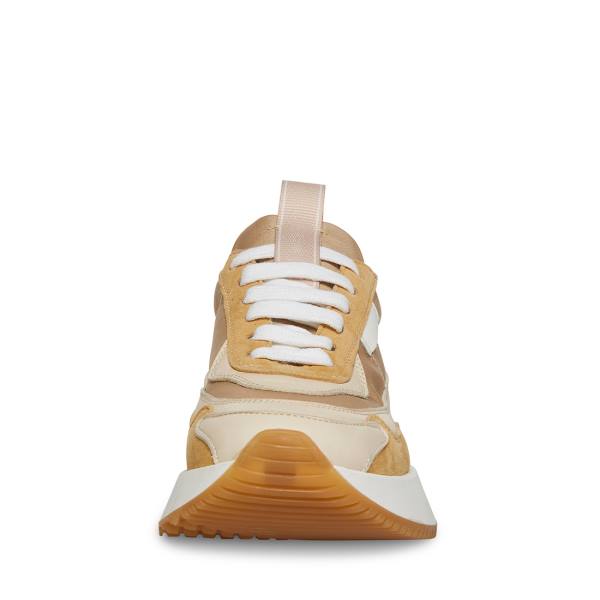 Steve Madden Korry Natural Sneakers Dam Beige Olika Färger | SM-185EI