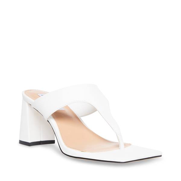 Steve Madden Lamorna Heel Högklackade Skor Dam Vita | SM-514FL