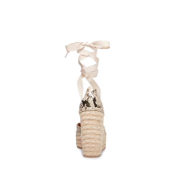 Steve Madden Lani Snake Sandaler Dam Guld Ormskinn | SM-072QH