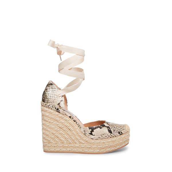 Steve Madden Lani Snake Sandaler Dam Guld Ormskinn | SM-072QH