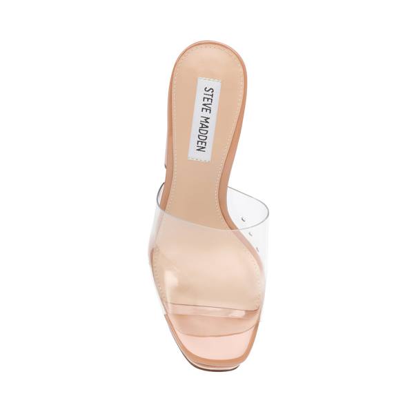 Steve Madden Lavanya Heel Högklackade Skor Dam Clear | SM-765QU