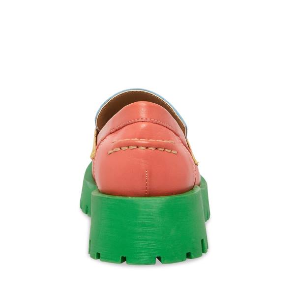 Steve Madden Lawrence Bright Loafers Dam Ljusolika Färger | SM-153TE