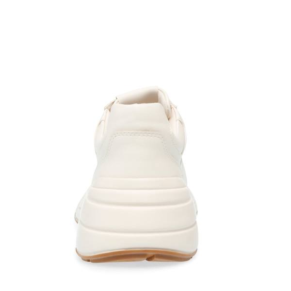 Steve Madden Leader Bone Sneakers Dam Beige | SM-458LP