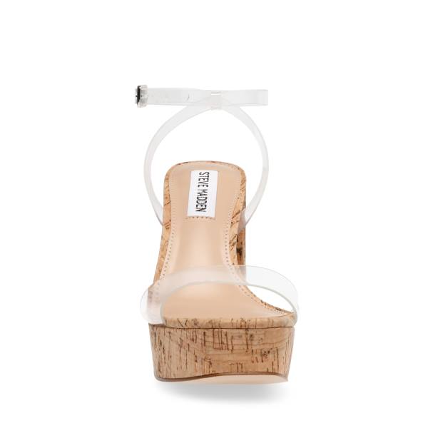 Steve Madden Lessa Heel Högklackade Skor Dam Clear | SM-468OH