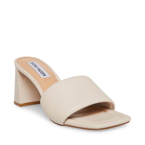 Steve Madden Lexie Bone Heel Högklackade Skor Dam Beige | SM-451RW