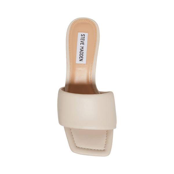 Steve Madden Lexie Bone Heel Högklackade Skor Dam Beige | SM-451RW