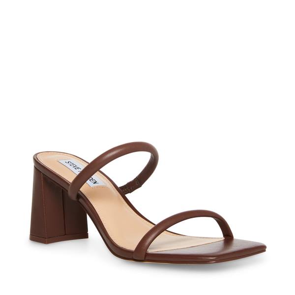 Steve Madden Lilah Heel Högklackade Skor Dam Bruna | SM-532NL