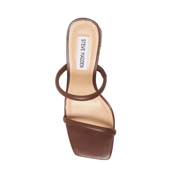 Steve Madden Lilah Heel Högklackade Skor Dam Bruna | SM-532NL