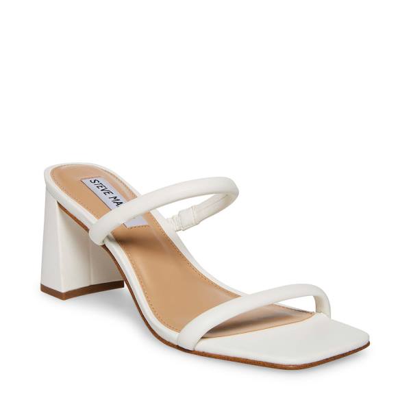 Steve Madden Lilah Heel Högklackade Skor Dam Vita | SM-657MP